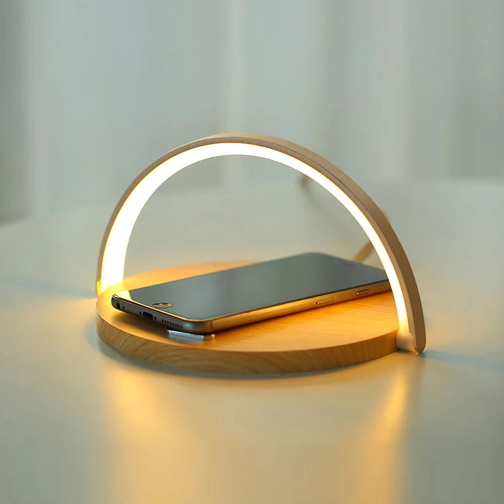 Smart LED Lamp Wireless Charger