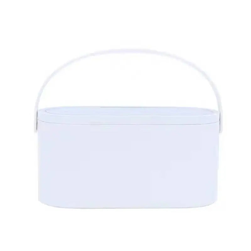 Portable Makeup Box with LED Mirror