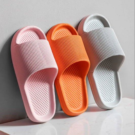 Shop Anti-Slip Comfy Home Slippers for bouncy, cushioned comfort with non-slip soles and quick-dry technology. Perfect for indoor and outdoor use.